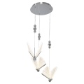 LP-1715/3P CH Mariposa 3 wisząca talerz chrom LIGHT PRESTIGE