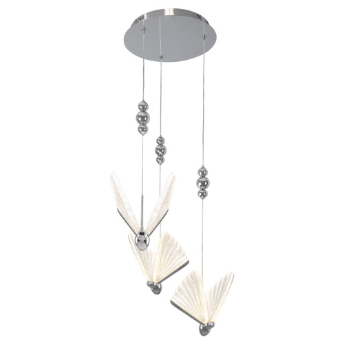 LP-1715/3P CH Mariposa 3 wisząca talerz chrom LIGHT PRESTIGE
