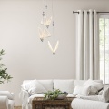 LP-1715/3P CH Mariposa 3 wisząca talerz chrom LIGHT PRESTIGE