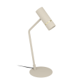 901154  CAMINIA lampa stołowa stal piaskowy, szczotkowany mosiądz H: 485 mm EGLO