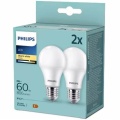 8720169193918  LED Żarówka 60 W A60 E27 x2 SZTUKI PHILIPS