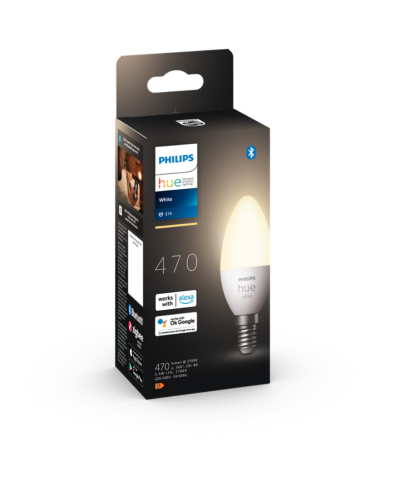 8719514320666 Philips HueW 5.5W B39 E14 EU 2700K 40W PHILIPS HUE