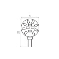 18503 Źródło światła LED LED12 G4-NW Żarówka LED12 G4-NW 1.2W barwa biała 4000K 170Lm