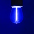 26039 Żarówka Led kulka do girland ST45 LED 0,9W E27-BL W barwa niebieska 8Lm KANLUX