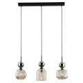 11147 SOPHIA GREEN COGNAC LAMPA WISZĄCA 3XE14 TK LIGHTING