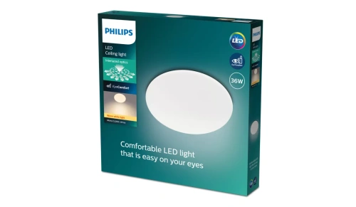 8719514431706 Lampa sufitowa Moire 36 W PLAFON PHILIPS