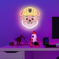 Wiszący neon LED na plexi Psi Patrol - Rubble OW-130446