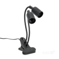 Lampka biurkowa PLANTY CLIP B DUO 2xE27 czarna Kobi Design
