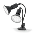 Lampka biurkowa PLANTY CLIP B DUO 2xE27 czarna Kobi Design
