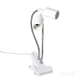 Lampka biurkowa PLANTY CLIP W DUO 2xE27 biała Kobi Design LAMPA DO ROŚLIN