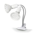 Lampka biurkowa PLANTY CLIP W DUO 2xE27 biała Kobi Design LAMPA DO ROŚLIN