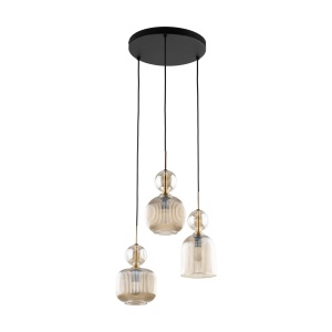11041 SOPHIA COGNAC LAMPA WISZACA 3XE14 TK LIGHTING