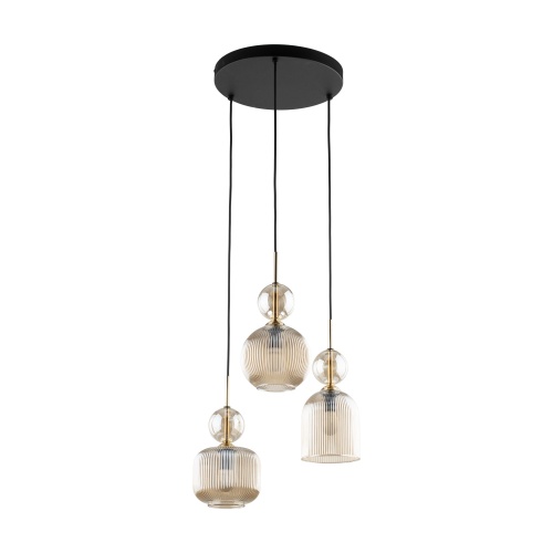 11041 SOPHIA COGNAC LAMPA WISZACA 3XE14 TK LIGHTING
