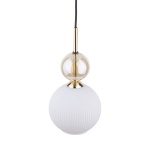 == WYSYŁKA 48H== 11590 SOPHIA COGNAC WHITE LAMPA WISZACA 1XE14 TK LIGHTING 
