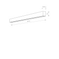 7595 Kinkiet STRAIGHT LED L LAMPA NOWODVORSKI