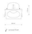 5903139836890  DELTA white 8368 Nowodvorski lampa oczko wpuszczane spot
