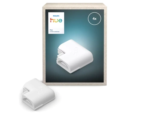 8721103043979 Zestaw 4 narożnych złączy do taśmy LED Hue Flux PHILIPS