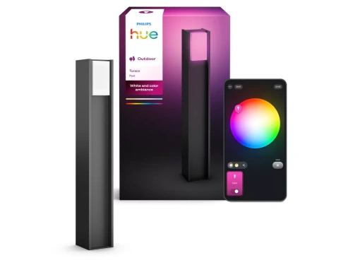 8721103118516  Zewnętrzny słupek Turaco  1xA60 WCA PHILIPS HUE