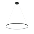 LP-909/1P L BK CCT Lampa wisząca Ring 80 cm czarna LED CCT LIGHT PRESTIGE