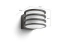 8721103118639 Kinkiet zewnętrzny Lucca PHILIPS HUE