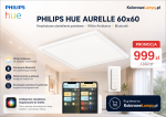 ==WYSYŁKA 48H==  Kwadratowe oświetlenie 60x 60 Aurelle PHILIPS HUE  bluetooth
