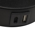 10203 MAJA BLACK KINKIET 2 E27+ G9 + USB TK LIGHTING