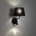 11392 MAJA BLACK KINKIET 1XE27 / 1XG9 TK LIGHTING