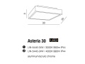 ASTERIA 30 4000K AZ2477  PLAFON ŁAZIENKOWY IP44 AZZARDO