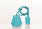 PE022762 Kabel LOFT DESIGN E27 1,5m NIEBIESKI  NEXTEC