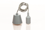 PE022731 Kabel LOFT DESIGN E27 1,5m 2x0,5mm2 max 36W ~230V SZARY NEXTEC