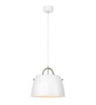  SPIN Wisząca 1L Biały/Stal 107727 LAMPA MARKSLOJD