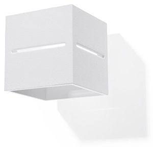  Kinkiet Lobo SL.0206 Sollux nowoczesna oprawa w kolorze białym metalowa 