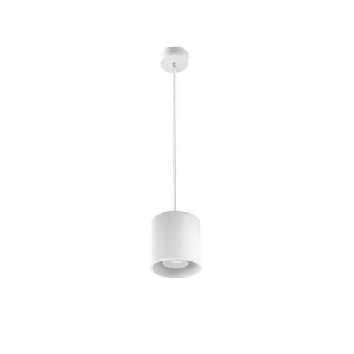 Lampa wisząca Orbis 1 SL.0053 Sollux biała metalowa.jpg