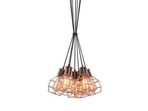 ==WYSYŁKA 48H== CARRON 7  AZ2142 Lampa wisząca DRUCIANA AZZARDO