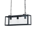 IGOR SP3 NERO LAMPA WISZĄCA IDEAL LUX 092881  ---lampa z ekspozycji -- 